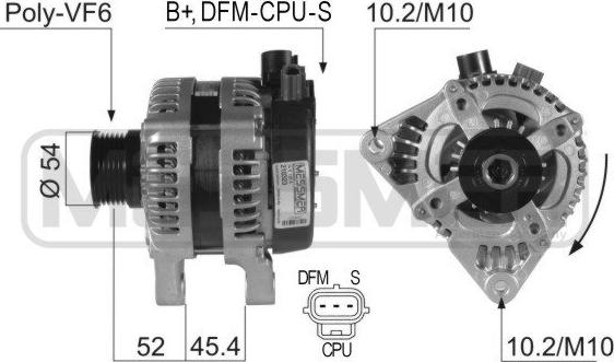 ERA 210323A - Generator alexcarstop-ersatzteile.com