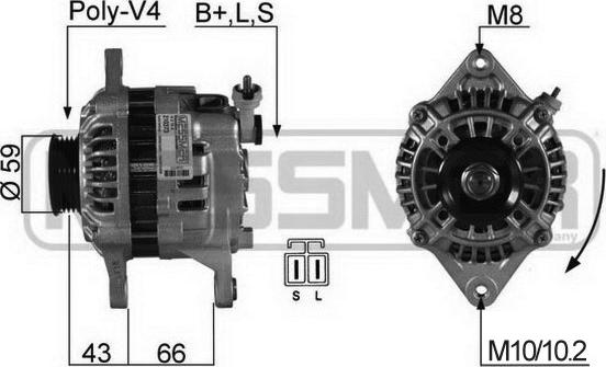 ERA 210373 - Generator alexcarstop-ersatzteile.com