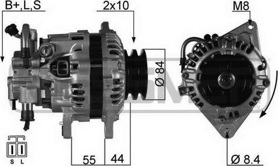 ERA 210372 - Generator alexcarstop-ersatzteile.com