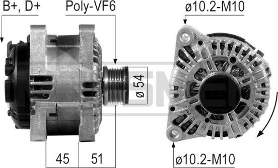 ERA 210243 - Generator alexcarstop-ersatzteile.com