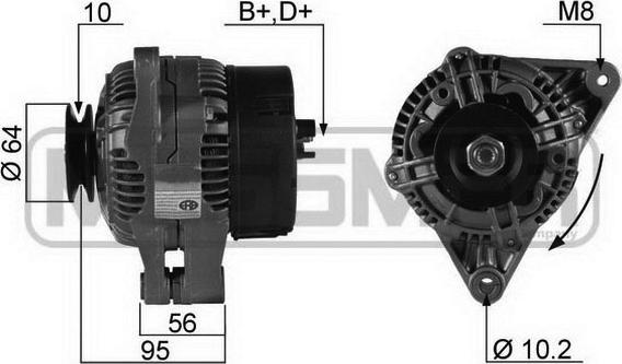 ERA 210242A - Generator alexcarstop-ersatzteile.com