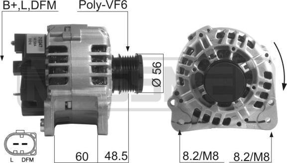 ERA 210247 - Generator alexcarstop-ersatzteile.com