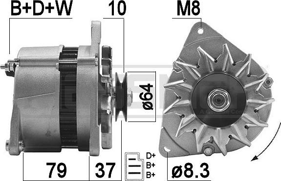 ERA 210204A - Generator alexcarstop-ersatzteile.com