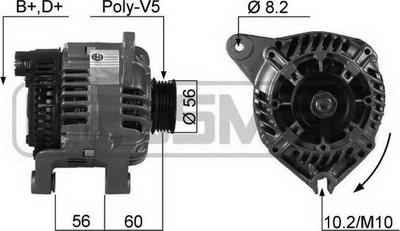 ERA 210217R - Generator alexcarstop-ersatzteile.com