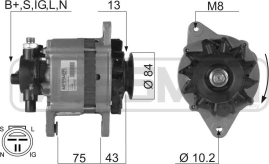 ERA 210289R - Generator alexcarstop-ersatzteile.com