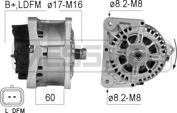 ERA 210280 - Generator alexcarstop-ersatzteile.com