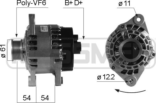 ERA 210236 - Generator alexcarstop-ersatzteile.com