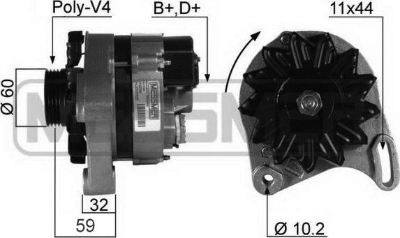 ERA 210230A - Generator alexcarstop-ersatzteile.com