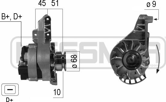 ERA 210232A - Generator alexcarstop-ersatzteile.com