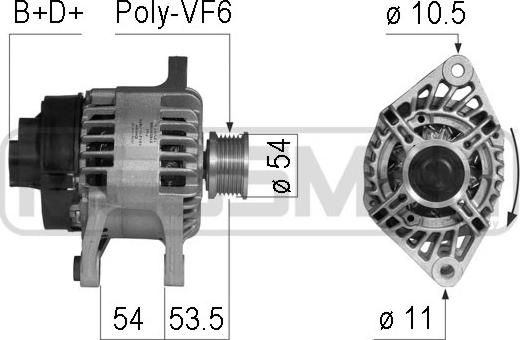 ERA 210751A - Generator alexcarstop-ersatzteile.com