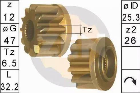 ERA 225608 - Ritzel, Starter alexcarstop-ersatzteile.com