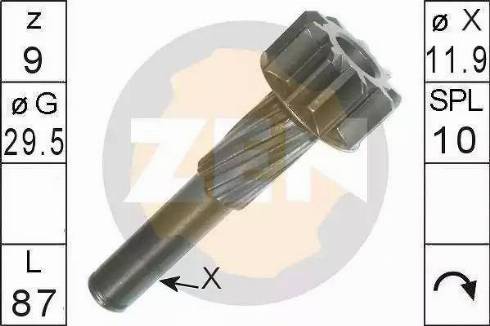 ERA 225758 - Ritzel, Starter alexcarstop-ersatzteile.com