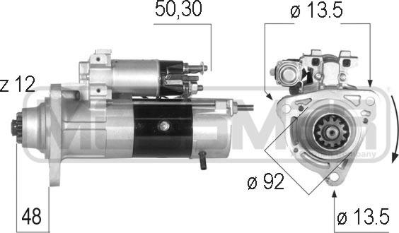 ERA 220558 - Starter alexcarstop-ersatzteile.com