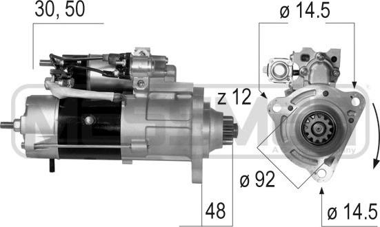 ERA 220569 - Starter alexcarstop-ersatzteile.com