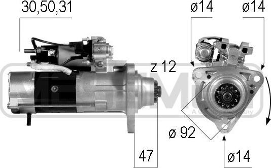 ERA 220563A - Starter alexcarstop-ersatzteile.com