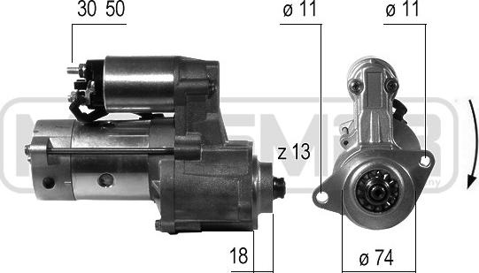 ERA 220507A - Starter alexcarstop-ersatzteile.com