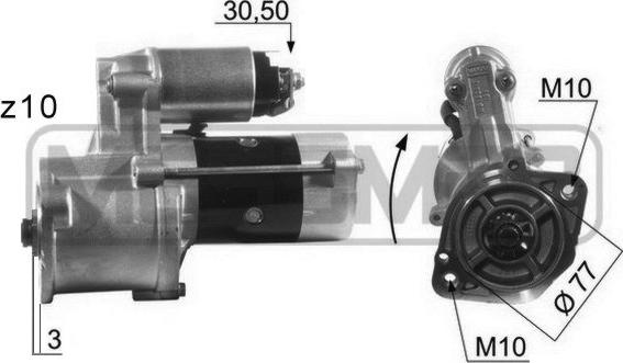 ERA 220013 - Starter alexcarstop-ersatzteile.com