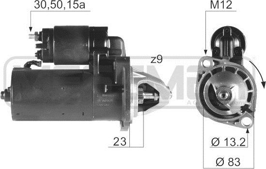 ERA 220188A - Starter alexcarstop-ersatzteile.com