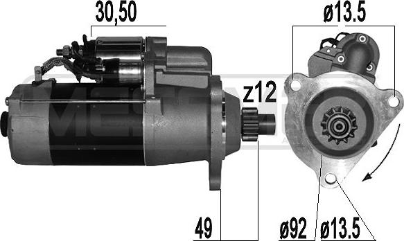 ERA 220860A - Starter alexcarstop-ersatzteile.com