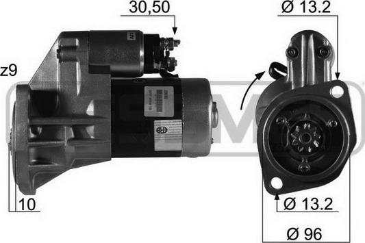 ERA 220202A - Starter alexcarstop-ersatzteile.com