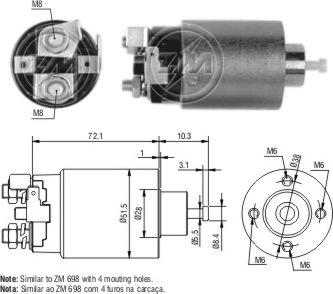 ERA ZM4698 - Magnetschalter, Starter alexcarstop-ersatzteile.com