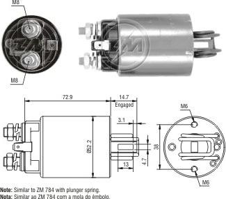 ERA ZM1784 - Magnetschalter, Starter alexcarstop-ersatzteile.com