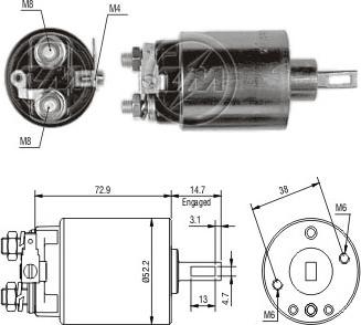 ERA ZM781 - Magnetschalter, Starter alexcarstop-ersatzteile.com