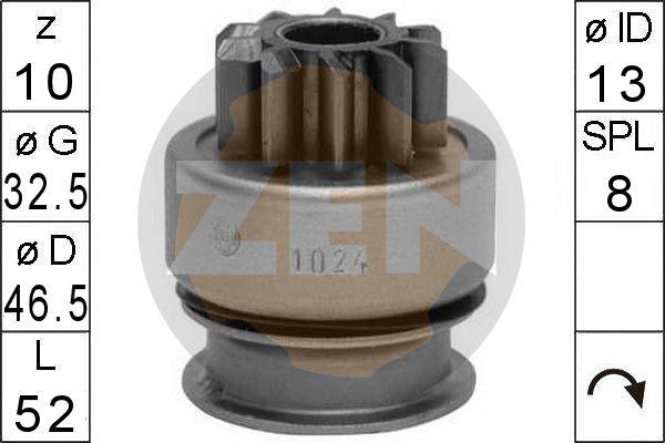 ERA ZN1024 - Ritzel, Starter alexcarstop-ersatzteile.com