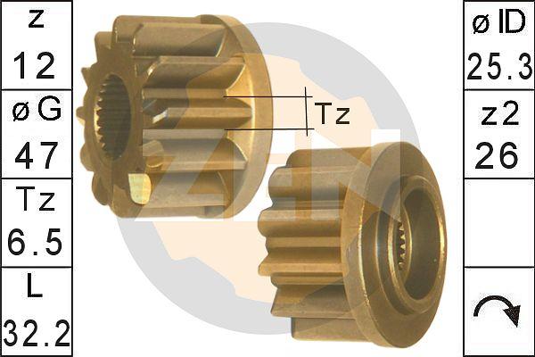 ERA ZN12972 - Ritzel, Starter alexcarstop-ersatzteile.com