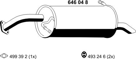 ERNST 646048 - Endschalldämpfer alexcarstop-ersatzteile.com