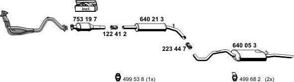 ERNST 060053 - Abgasanlage alexcarstop-ersatzteile.com