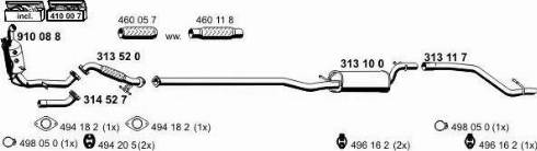 ERNST 031550 - Abgasanlage alexcarstop-ersatzteile.com