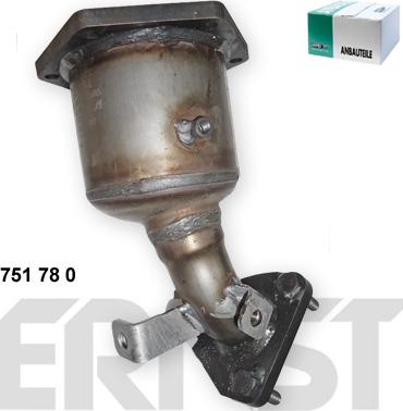 ERNST 751780 - Katalysator alexcarstop-ersatzteile.com