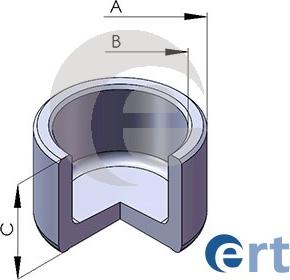 ERT 150587-C - Kolben, Bremssattel alexcarstop-ersatzteile.com