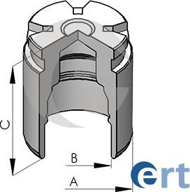 ERT 150523-C - Kolben, Bremssattel alexcarstop-ersatzteile.com