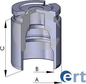 ERT 150220-C - Kolben, Bremssattel alexcarstop-ersatzteile.com