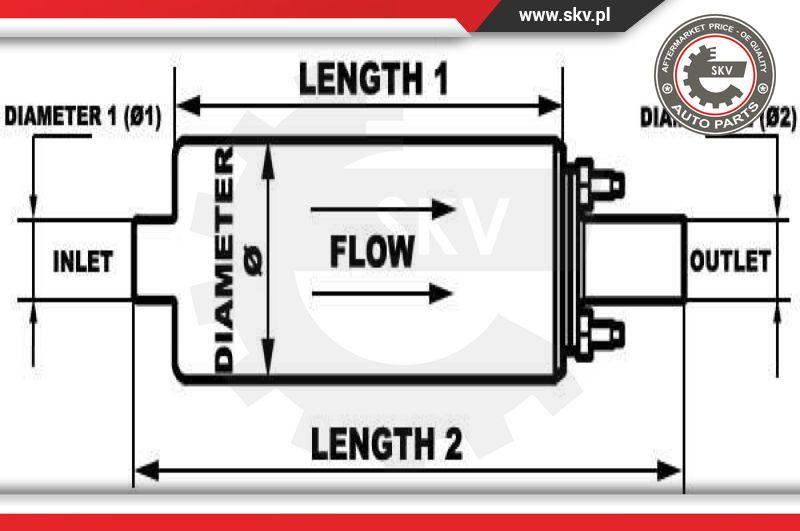 Esen SKV 02SKV219 - Kraftstoffpumpe alexcarstop-ersatzteile.com