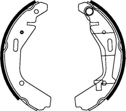 E.T.F. 09-0659 - Bremsbackensatz alexcarstop-ersatzteile.com