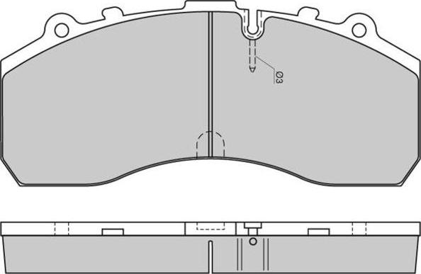 E.T.F. 12-5316 - Bremsbelagsatz, Scheibenbremse alexcarstop-ersatzteile.com