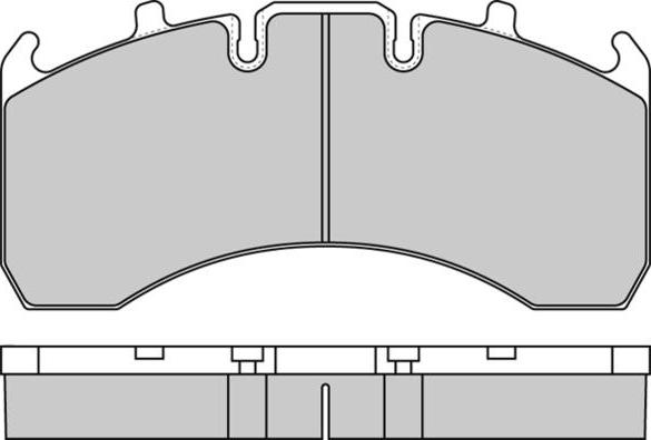 E.T.F. 12-5323 - Bremsbelagsatz, Scheibenbremse alexcarstop-ersatzteile.com