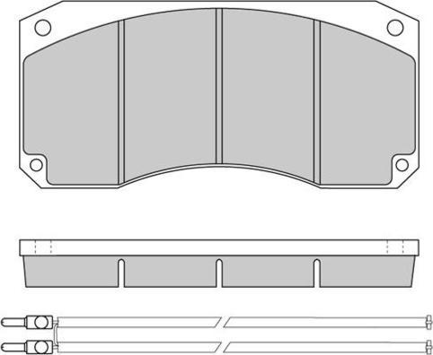 E.T.F. 12-5256 - Bremsbelagsatz, Scheibenbremse alexcarstop-ersatzteile.com