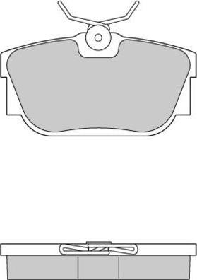 E.T.F. 12-0958 - Bremsbelagsatz, Scheibenbremse alexcarstop-ersatzteile.com