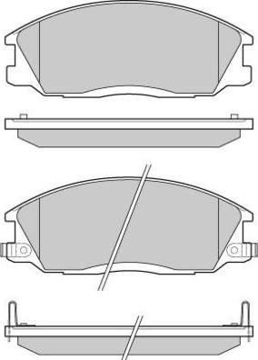 BENDIX D955 - Bremsbelagsatz, Scheibenbremse alexcarstop-ersatzteile.com