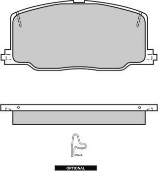 E.T.F. 12-0411 - Bremsbelagsatz, Scheibenbremse alexcarstop-ersatzteile.com