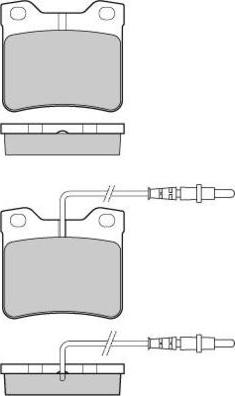 E.T.F. 12-0431 - Bremsbelagsatz, Scheibenbremse alexcarstop-ersatzteile.com