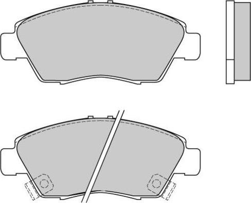 Triscan 28BK942 - Bremsbelagsatz, Scheibenbremse alexcarstop-ersatzteile.com