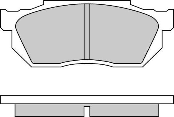 Triscan 1100-0986490440 - Bremsbelagsatz, Scheibenbremse alexcarstop-ersatzteile.com