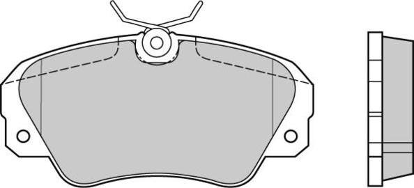 E.T.F. 12-0514 - Bremsbelagsatz, Scheibenbremse alexcarstop-ersatzteile.com