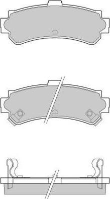 E.T.F. 12-0690 - Bremsbelagsatz, Scheibenbremse alexcarstop-ersatzteile.com