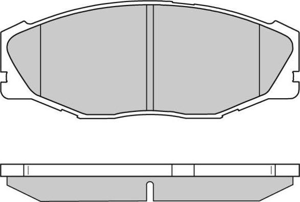 E.T.F. 12-0697 - Bremsbelagsatz, Scheibenbremse alexcarstop-ersatzteile.com